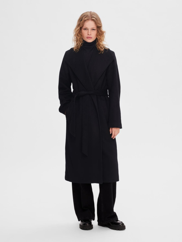 Selected Femme Rosa Wool Coat - Image 4