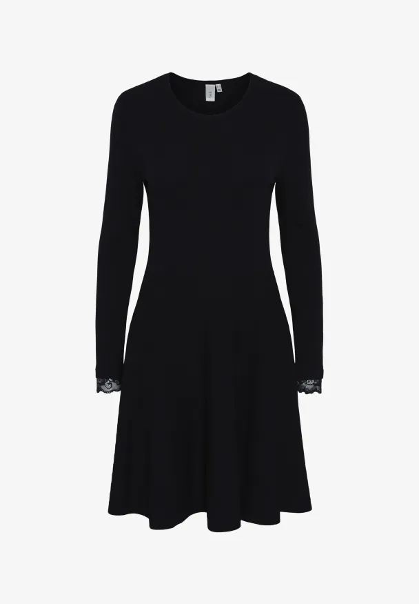 Becco Knit Dress - Black  - Image 3
