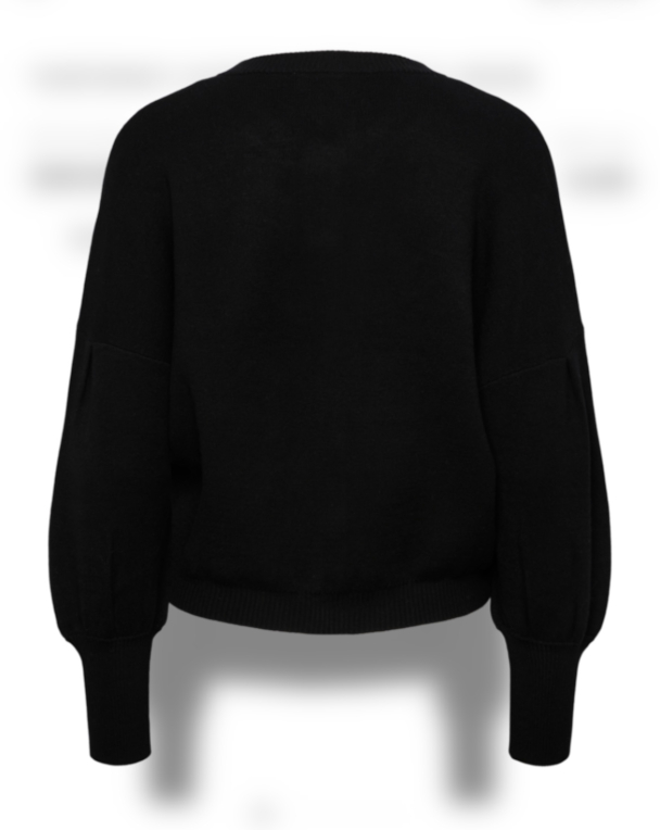 Fonny Knit Cardigan - Black  - Image 2