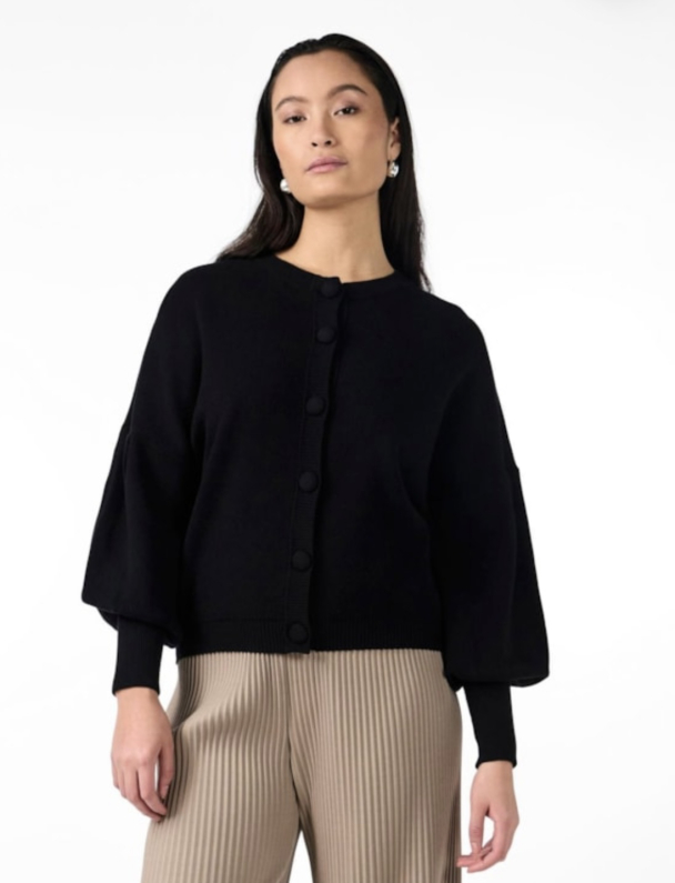 Fonny Knit Cardigan - Black  - Image 3