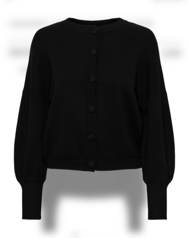 Fonny Knit Cardigan - Black  - Image 4