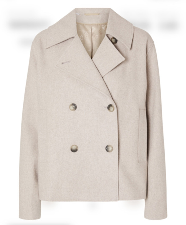 Alma Short Wool Jacket - Sandshell  - Image 2