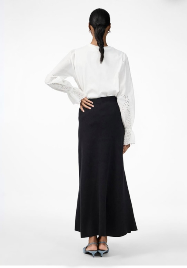 Fonny Ankle Knit Skirt - Black  - Image 2