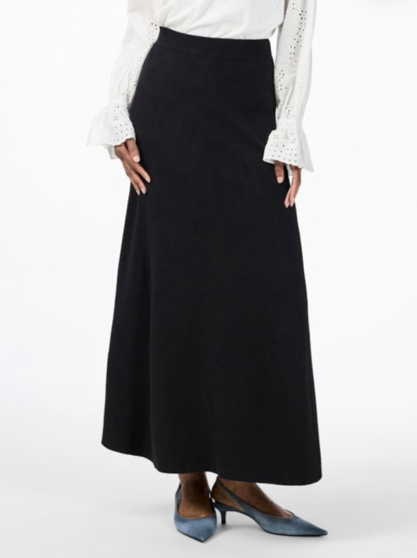 Fonny Ankle Knit Skirt - Black  - Image 3
