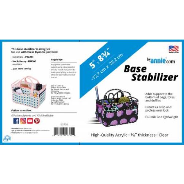 Base stabilizer 5 x 8 3/4 inch