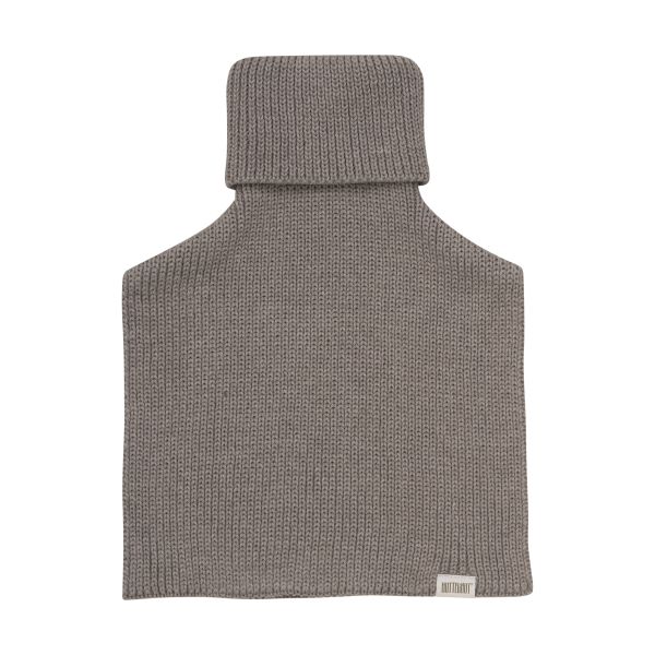 HUTTEliHUT - HALS WOOL KNIT BROWN MELANGE 