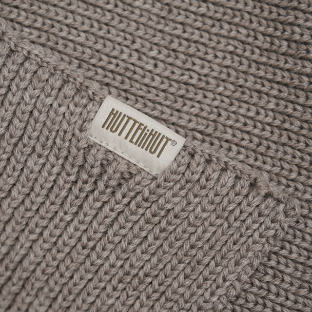 Hals Wool Knit - Brown Melange - Image 3