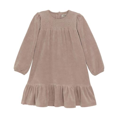 HUTTEliHUT | Kjole Velour - Fawn