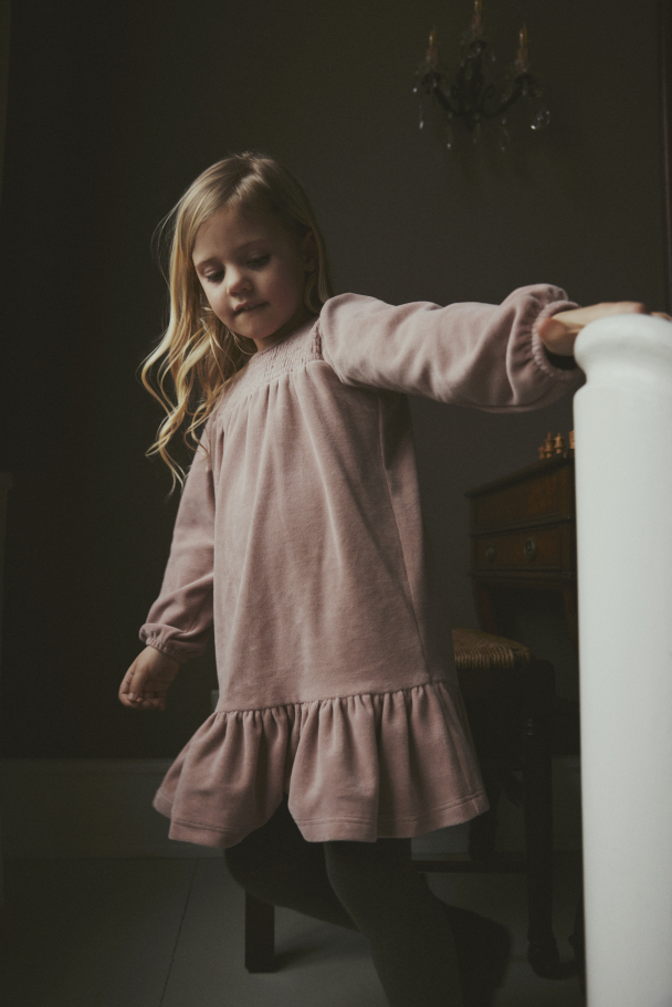 Kjole Velour - Fawn - Image 4