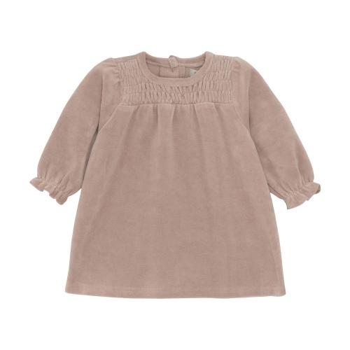 HUTTEliHUT | Kjole Velour - Fawn