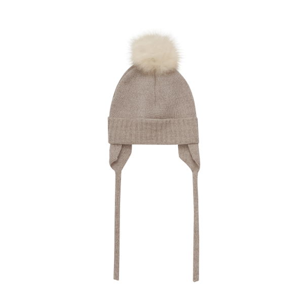 Lue Wool Knit Alpaca PomPom - Cobblestone - Image 2