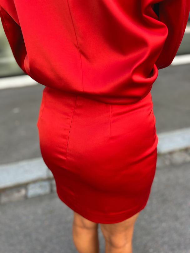 Haila Skirt - Haute Red - Image 4