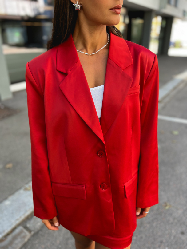 Haila Blazer - Haute Red - Image 1