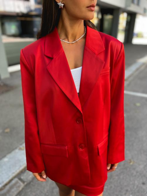 Haila Blazer - Haute Red