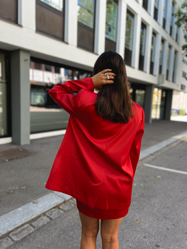 Haila Skirt - Haute Red - Image 6