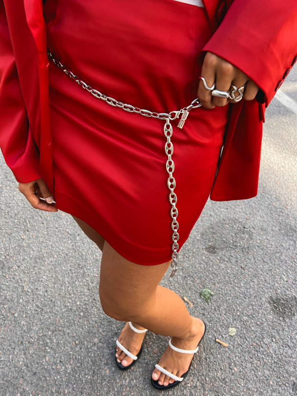 Chainelly Chain Belt - Silver  - Image 1
