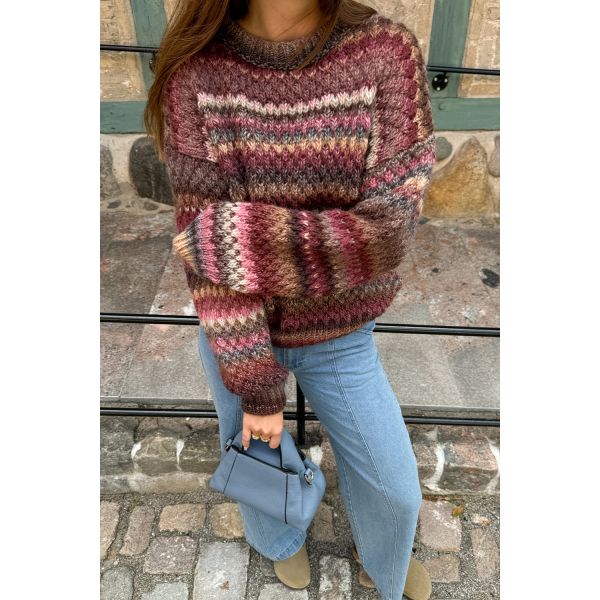 Gio Knit Sweater - Rusty Mix