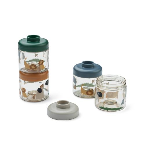 Liewood | Dominique Baby Food Boxes - All Together/Sandy