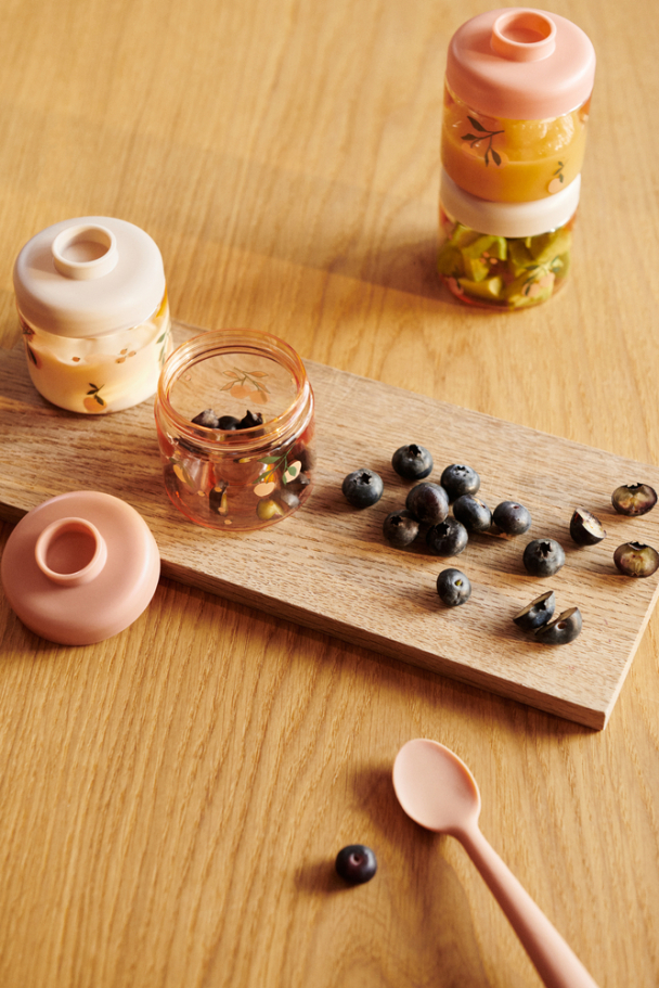 Dominique Baby Food Boxes - Peach/Sea Shell - Image 2