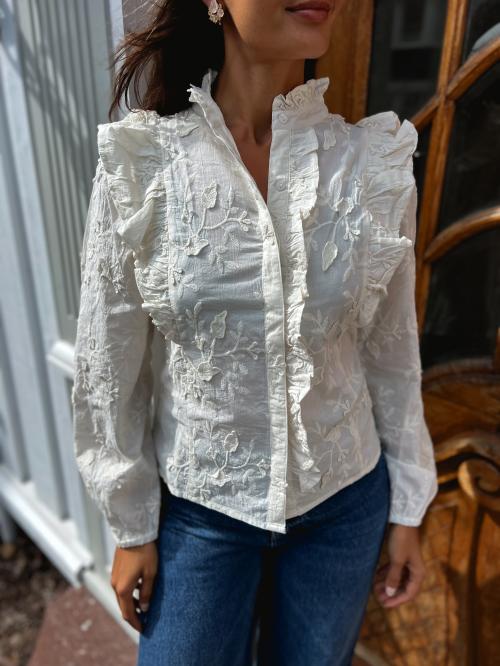 Maya blouse Antique White 