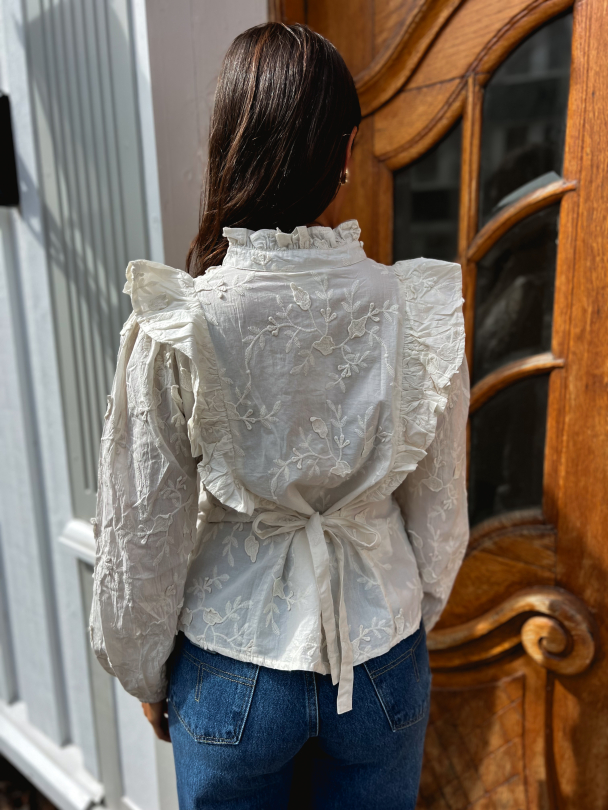 Maya blouse Antique White  - Image 4