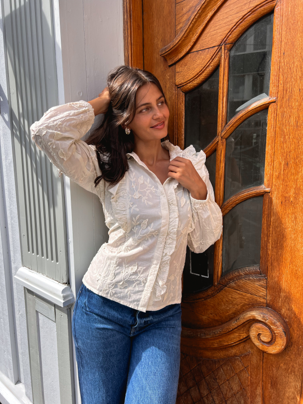 Maya blouse Antique White  - Image 5