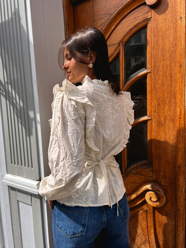 Maya blouse Antique White  - Image 6