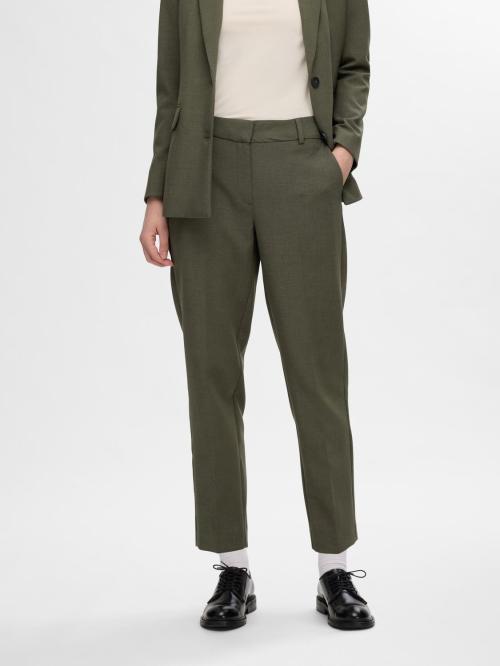 Ria-Rita Cropped Pant Green