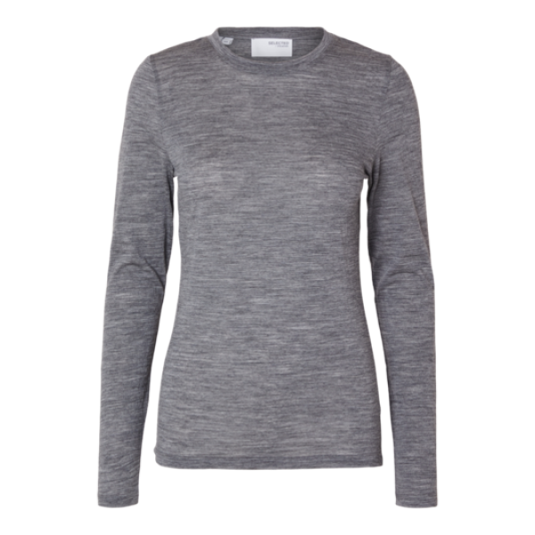 Wola O-Neck Gray