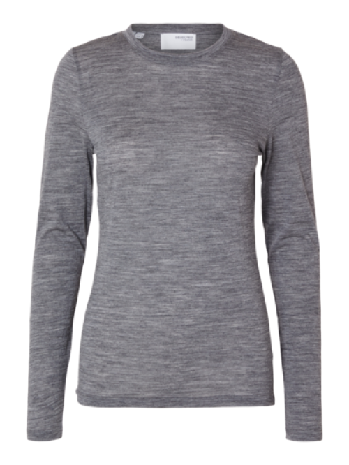 Wola O-Neck Gray