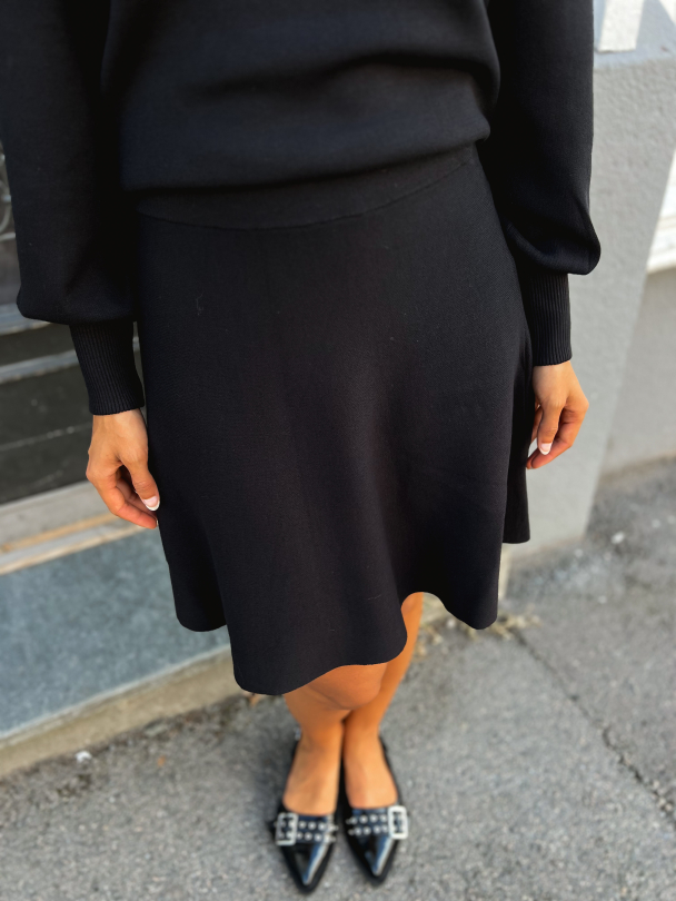 Fonny Knit Skirt - Black  - Image 1