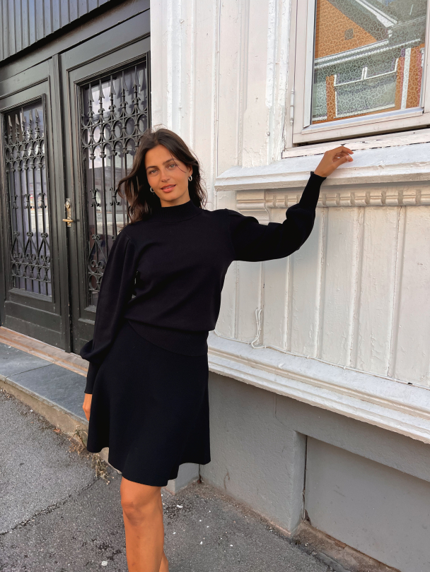 Fonny Knit Skirt - Black  - Image 6