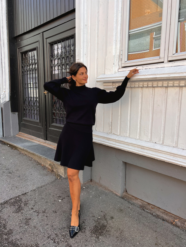 Fonny Knit Skirt - Black  - Image 8