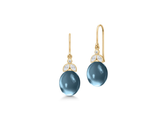 Classic Tasha Earrings London Blue