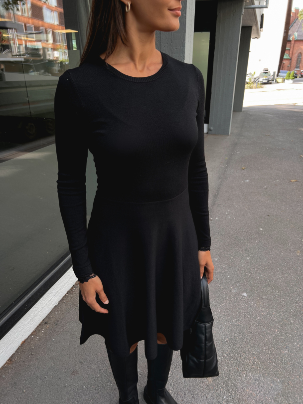 Becco Knit Dress - Black  - Image 1