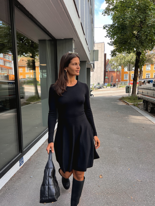 Becco Knit Dress - Black  - Image 7