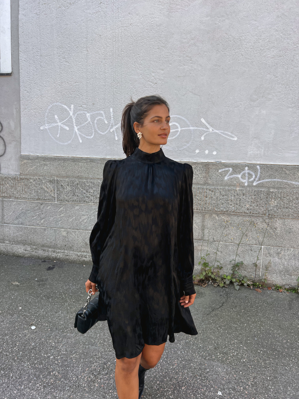 Dalila Short Dress - Black - Image 6