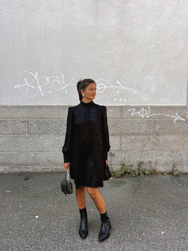 Dalila Short Dress - Black - Image 7