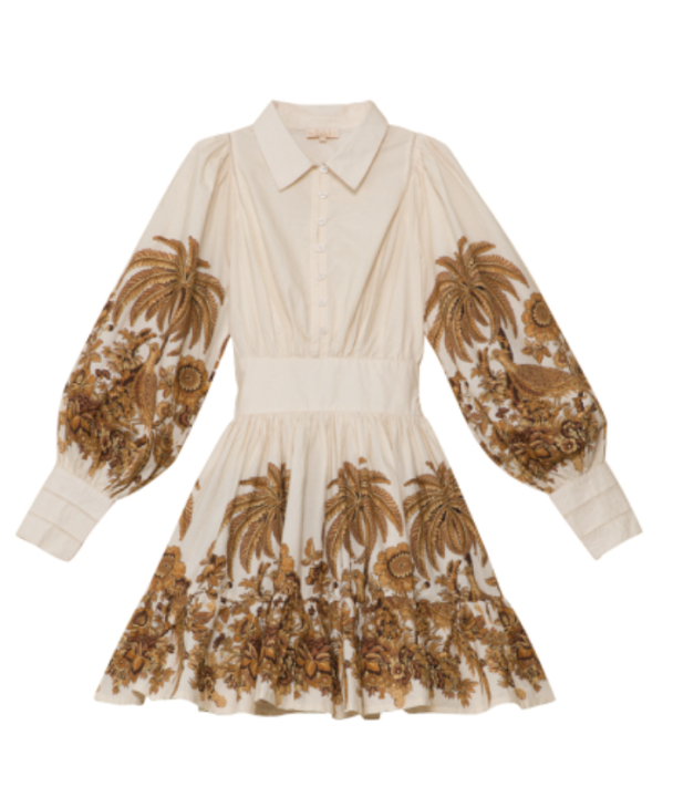 Poplin Mini Dress - Palm Springs - Image 2