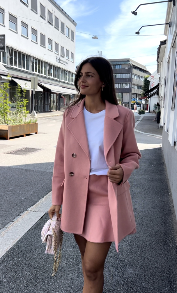 Tailored Blazer - Dusty Pink  - Image 3