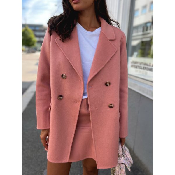 Tailored Blazer - Dusty Pink 