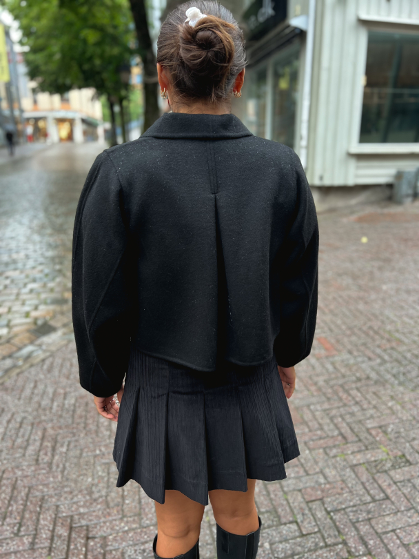 Corduroy Mini Skirt - Black  - Image 2