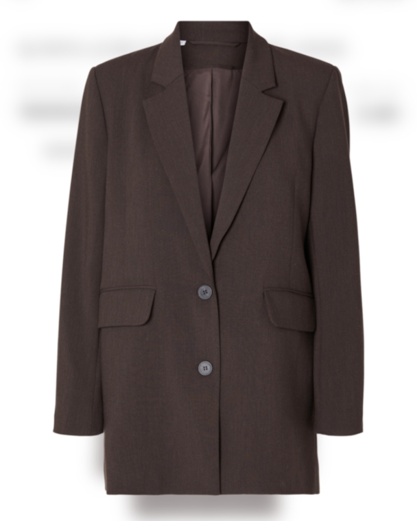 Rita Relaxed Blazer - Coffee Bean  - Image 5