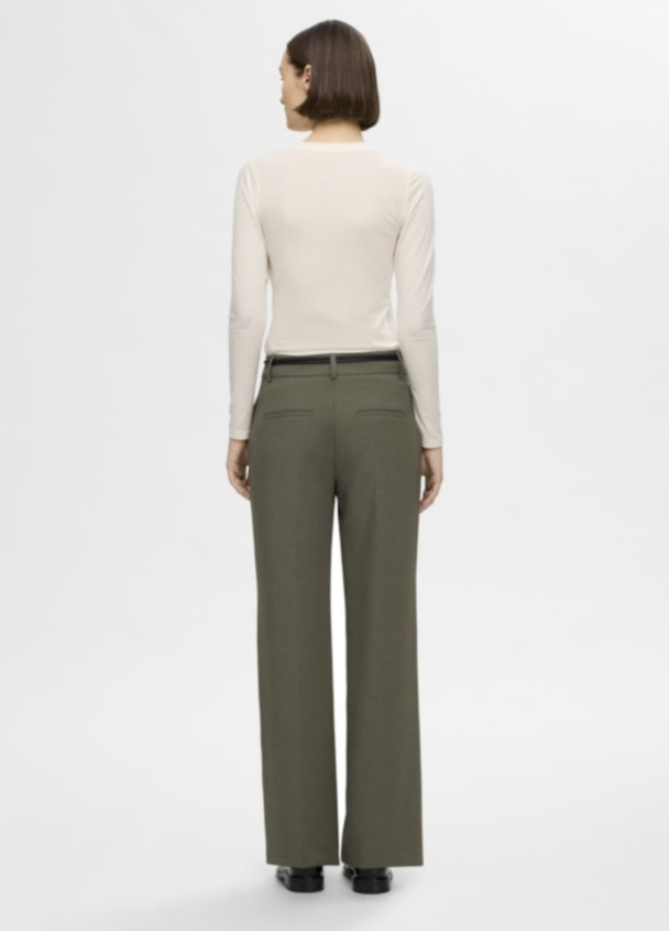 Rita Wide Pant - Kalamata/Melange  - Image 3