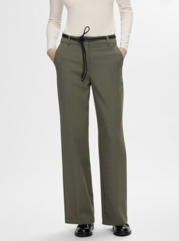 Rita Wide Pant - Kalamata/Melange  - Image 4
