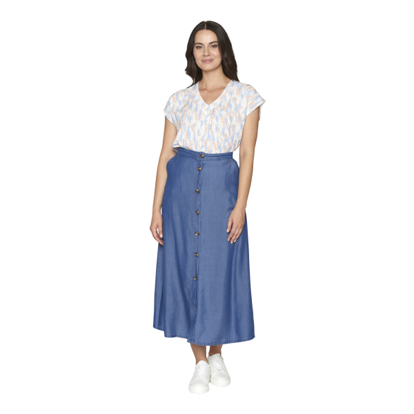 Skirt Blue lyocell BTX