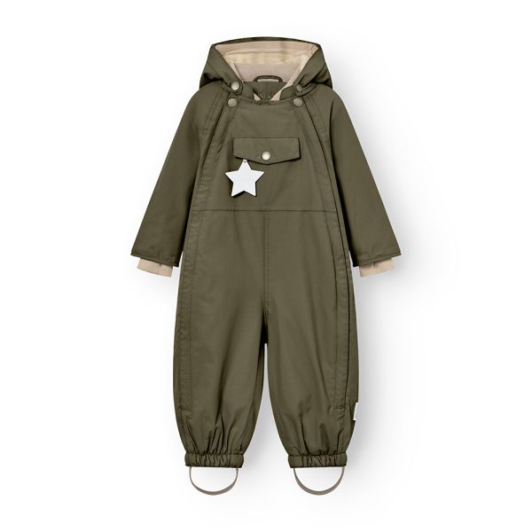 MINI A TURE | MATWISTI Vinterdress Fleece - Olive Night