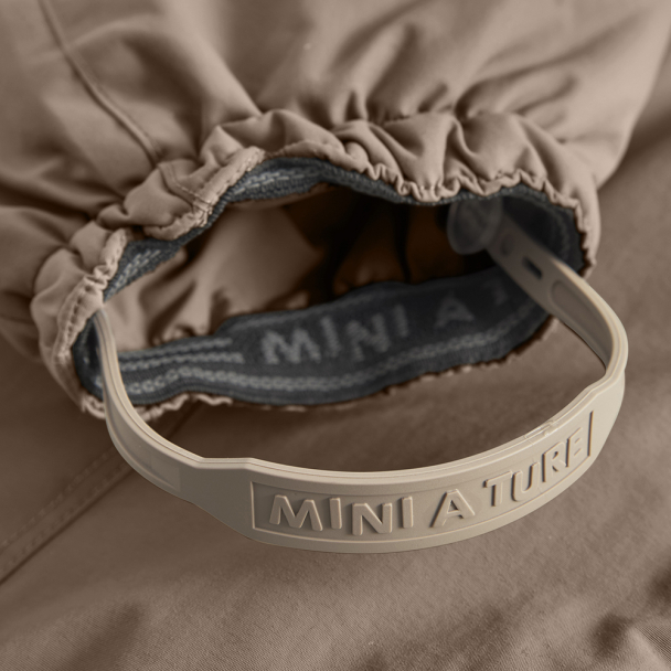 MINI A TURE | MATWISTI Vinterdress Fleece - Morel Grey - Image 4