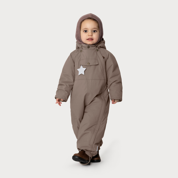 MINI A TURE | MATWISTI Vinterdress Fleece - Morel Grey - Image 7