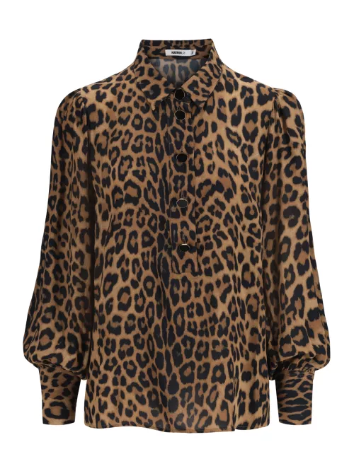 Leopard Venus Blouse  |  Leopard Venus Blouse fra Katrin Uri